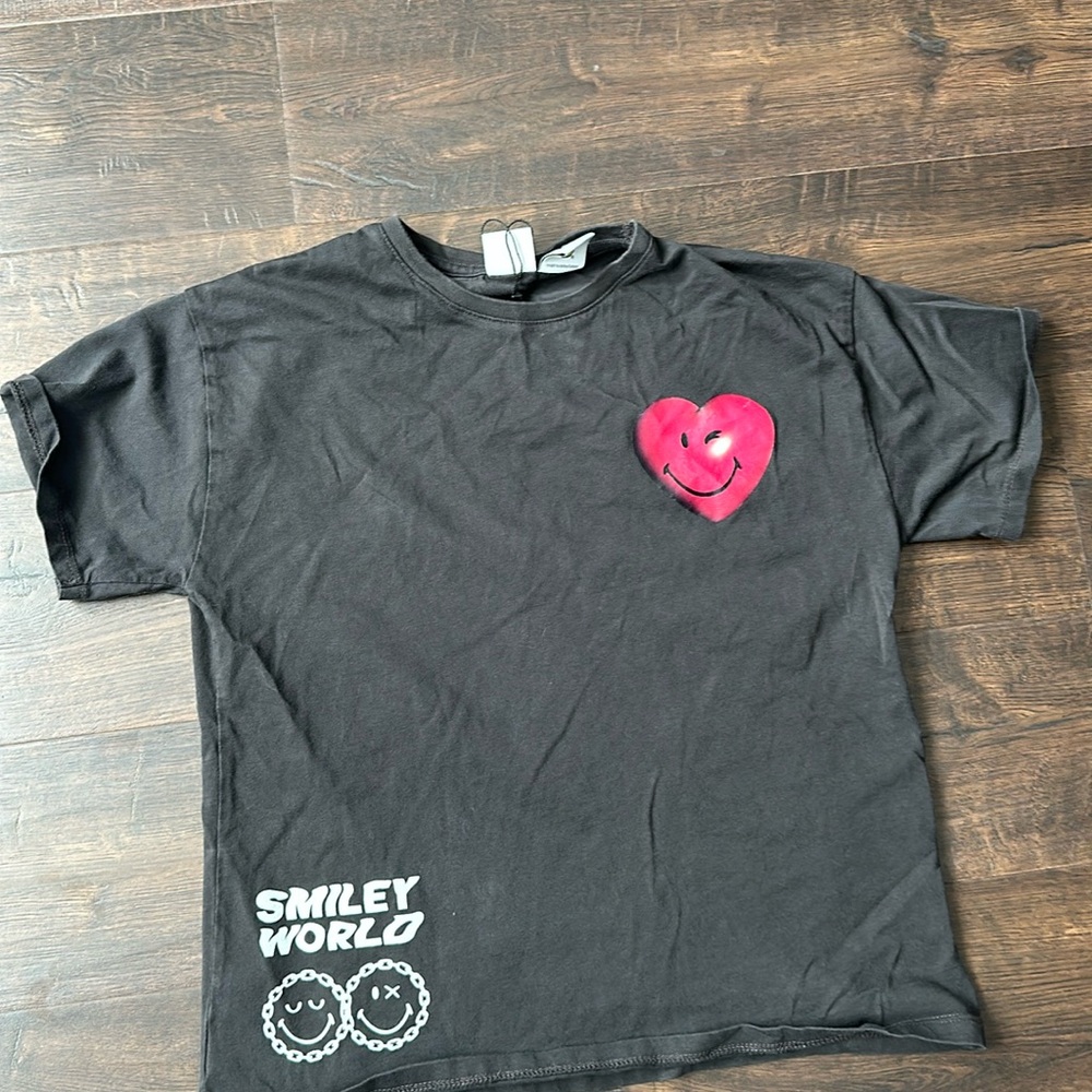 Zara Boys T Shirt Smiley World#A37